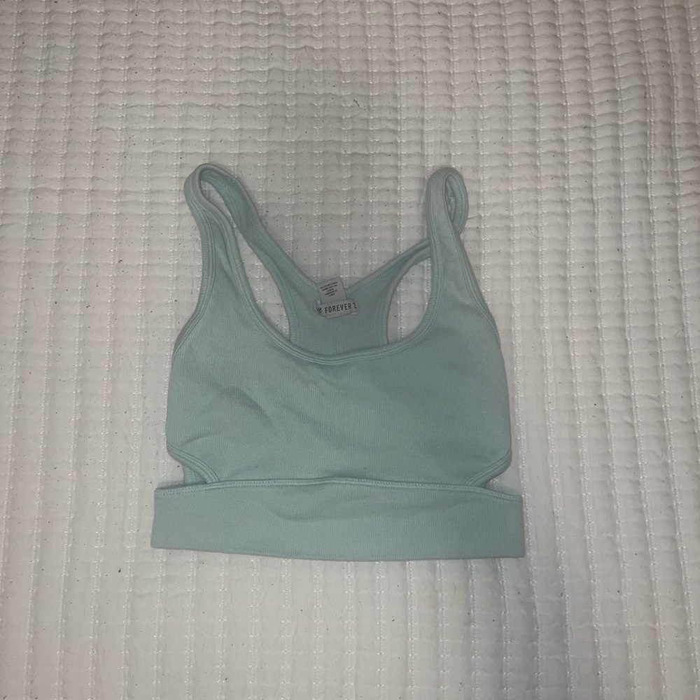 Mint Green Women's Sports Bra